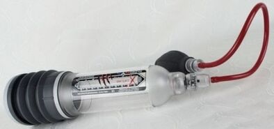 Vacuum pump to increase a limb