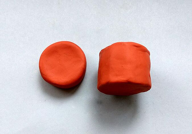 Plasticine - material for artificial phallus manufacture